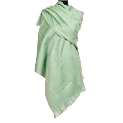 Alpaca scarf Mint - Wool scarf - Soft warm