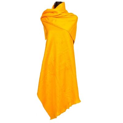Alpaca scarf Yellow - Wool scarf - Soft warm