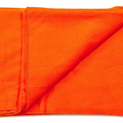 Überwurf Alpaka Orange 165 cm x 230 cm