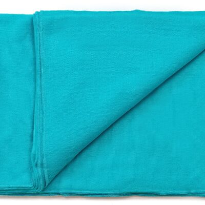 Alpaca throw Turquoise 165 cm x 230 cm