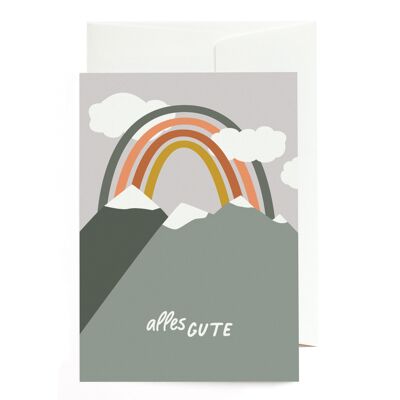 Birthday card - rainbow