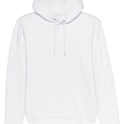 Basic unisex hoodie white