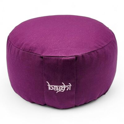 Meditation cushion round bio basic purple