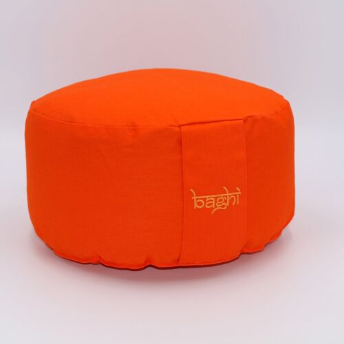 Meditationskissen rund bio basic orange