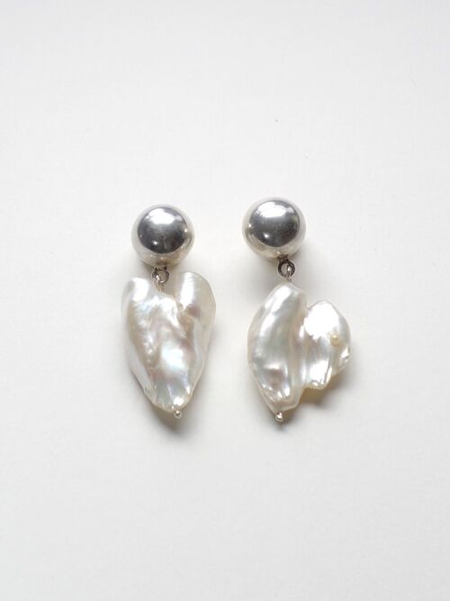 Amelie Earrings - Baroque Pearls