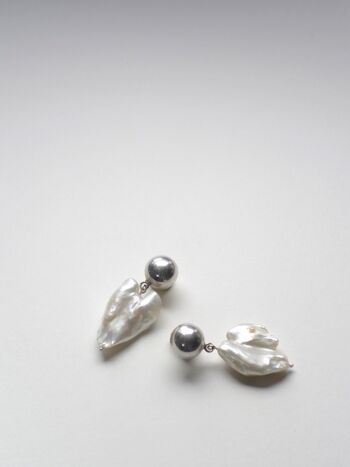 Boucles d'oreilles Amélie - Perles baroques 3
