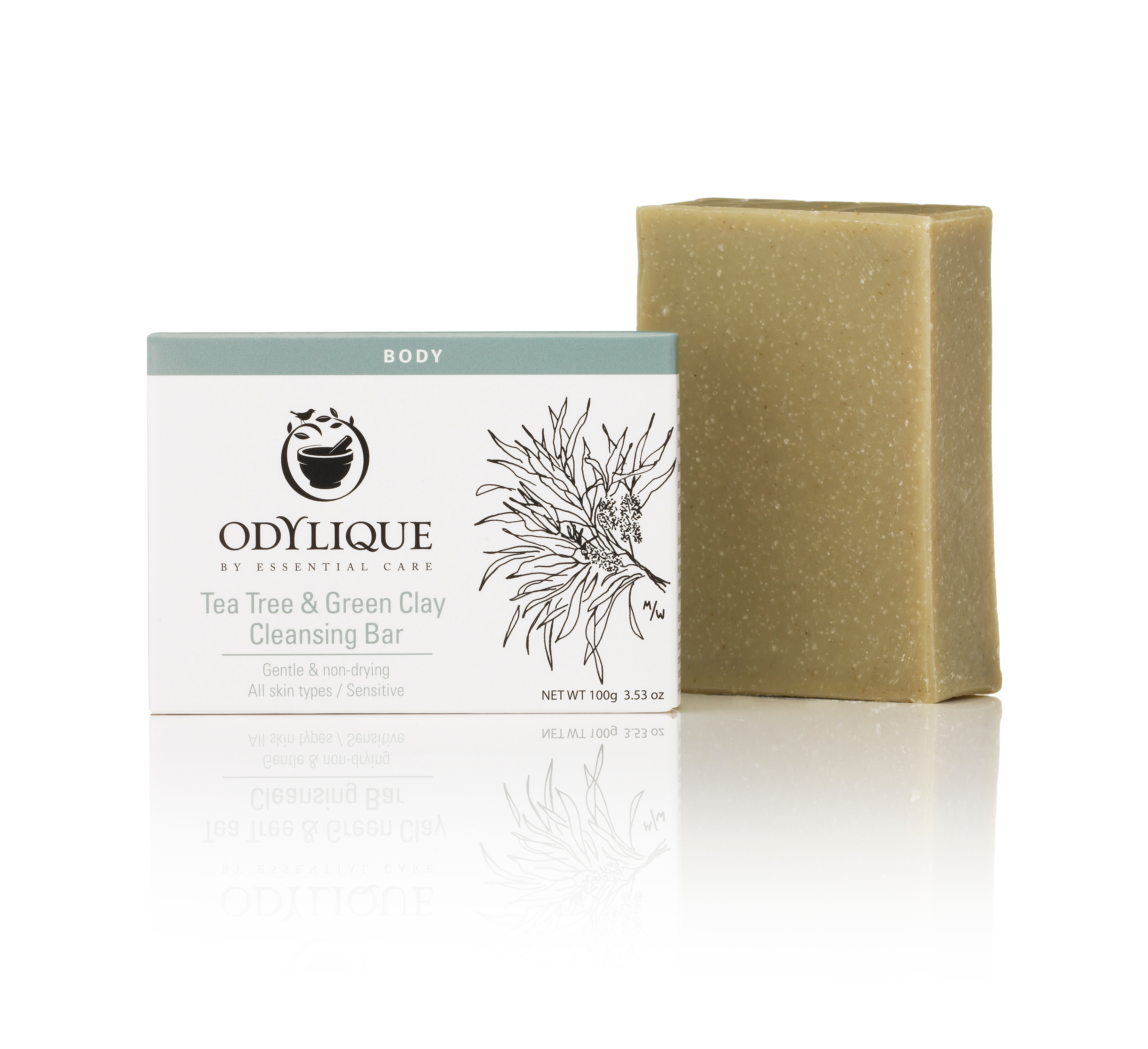 Tea Tree & Green Clay Cleansing Bar 100g