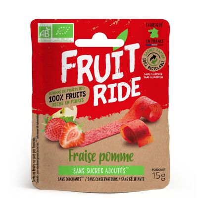 Fruit ride fraise pomme doypack 15g