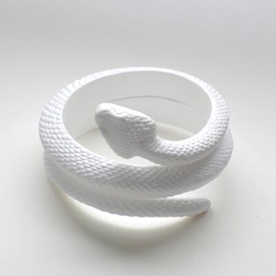 Schlangenarmband - Weiß