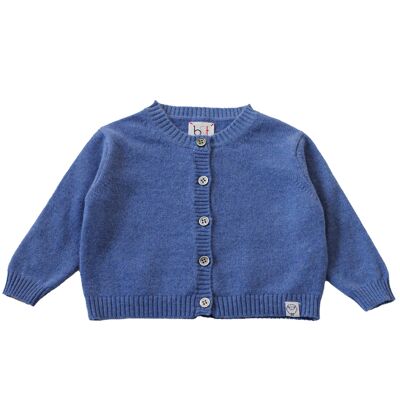 Baby cardigan blue - to customize -