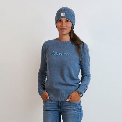 Women sweater heather blue - to customize -