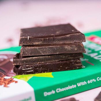 barre de chocolat noir Keto | 60% de cacao 4