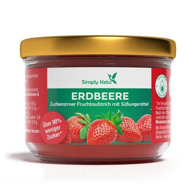 Strawberry fruit spread with erythritol 230g