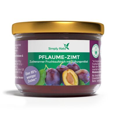 Pâte à tartiner aux prunes à l'érythritol 230g