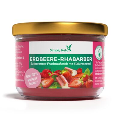 Pâte à tartiner rhubarbe / fraise 230