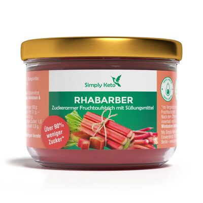 Pâte à tartiner à la rhubarbe et à l'érythritol 230 g