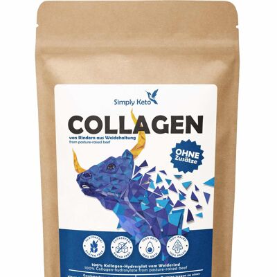 Poudre de protéines de collagène | Pâturage 450g