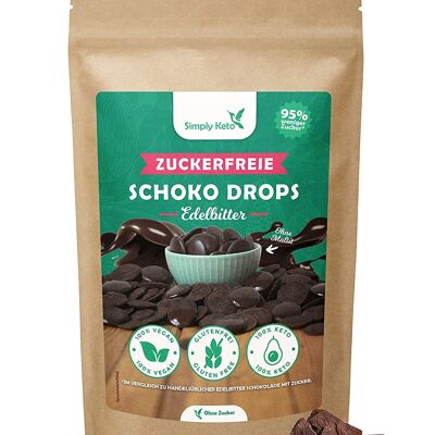 EDELBITTER Gocce di Cioccolato 200g | eritritolo