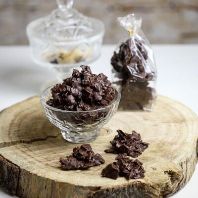 Dark chocolate crossies