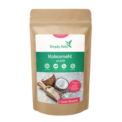 Organic coconut flour 500g | de-oiled