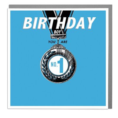 Medal Birthday Card by Lola Design