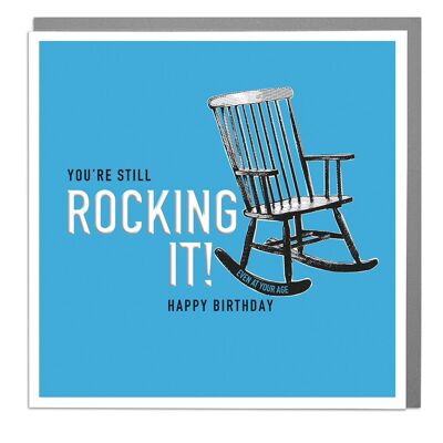 Rocking Chair Birthday Card by Lola Design
