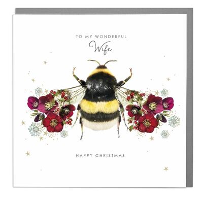 Bee Wife Chirstmas Cards by Lola Design