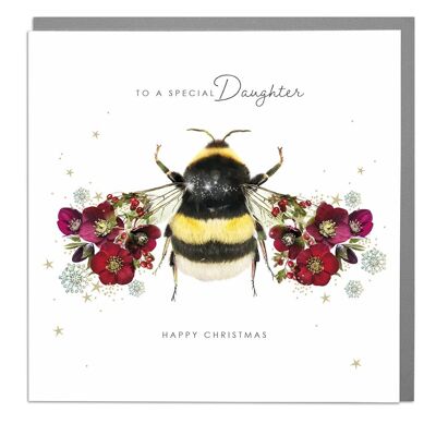 Bee Daughter Chirstmas Card by Lola Design
