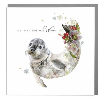 Seal Christmas Card by Lola Design