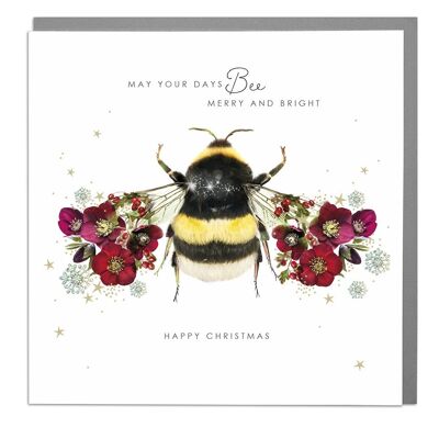 Bee Christmas Card by Lola Design