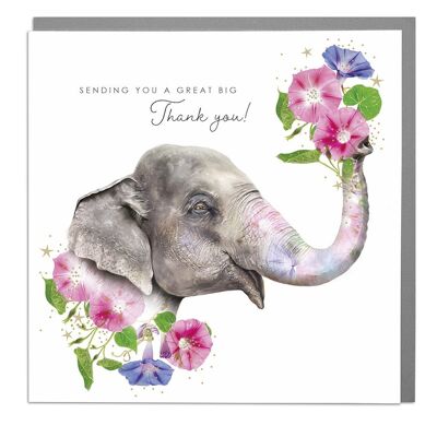 Elephant Thank You Card by Lola Design