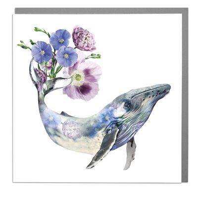 Humpback Whale Card by Lola Design