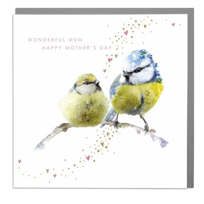 Birds Wonderful Mum Mother's Day Card by Lola Design