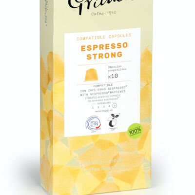 Espresso Intense - Nespresso-kompatible kompostierbare Kapseln