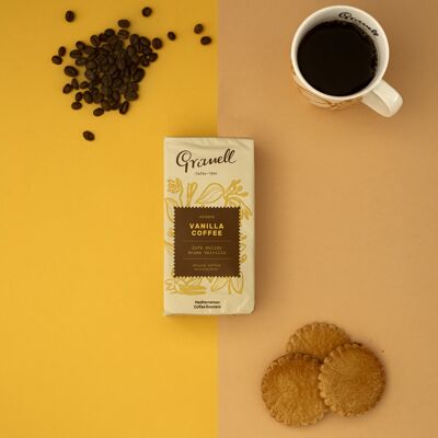 Vanilla aroma ground coffee