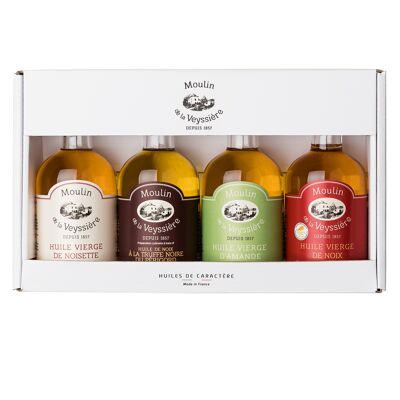 Walnut / Hazelnut / Almond / Truffle discovery box - 10cl