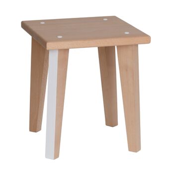 Tabouret Elémentaire - Blanc loft     NOUVEAU