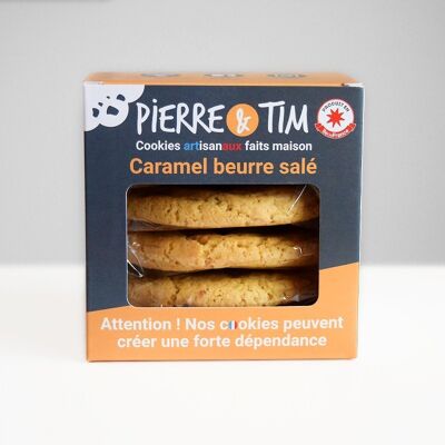 Confezione da 5 biscotti al caramello al burro salato