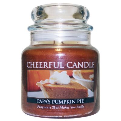 16Oz Cheerful Candle-Papa'S Pumpkin Pie