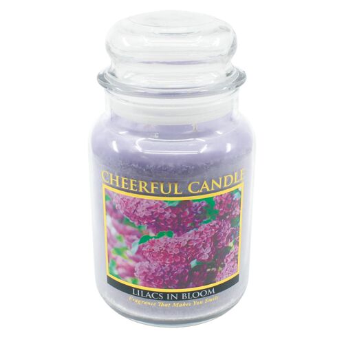 24Oz Cheerful Candle-Lilacs In Bloom