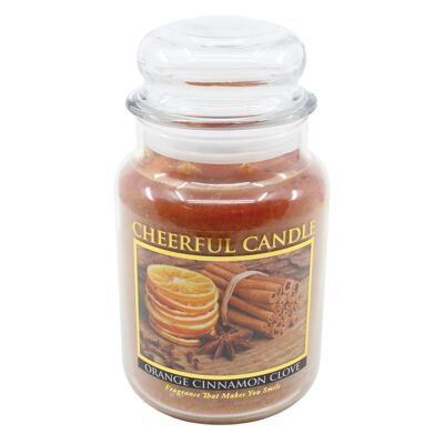 24Oz Candela Allegra-Arancia Cannella Spicchio