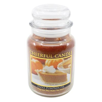 24Oz Cheerful Candle-Papa'S Pumpkin Pie