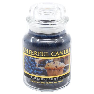 6Oz Cheerful Candle-Blueberry Muffins