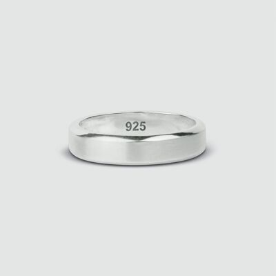 Tamir - Matt Silver Ring