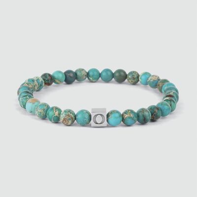 Alfiruz - Bracelet Perles Turquoise 6mm