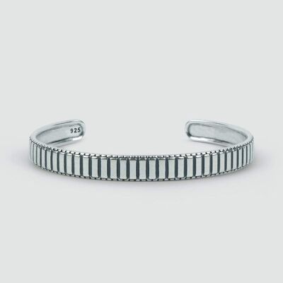 Assad - Bracciale rigido in argento sterling