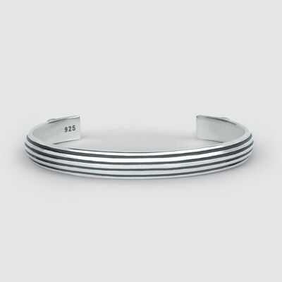 Arkan - Bracciale rigido in argento sterling