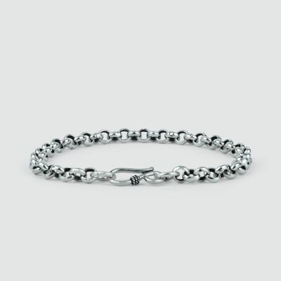 Ishak - Sterling Silver Chain Link Bracelet