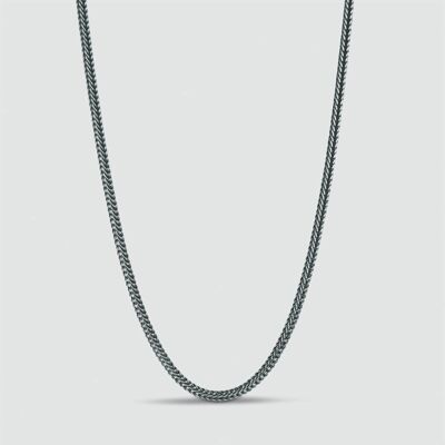 Anis - Collier chaîne de blé en argent sterling - 50 cm