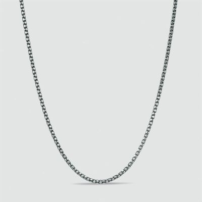 Naseeb - Elegante collar de cadena de plata esterlina